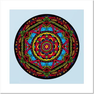 Sunflower Mandala Posters and Art